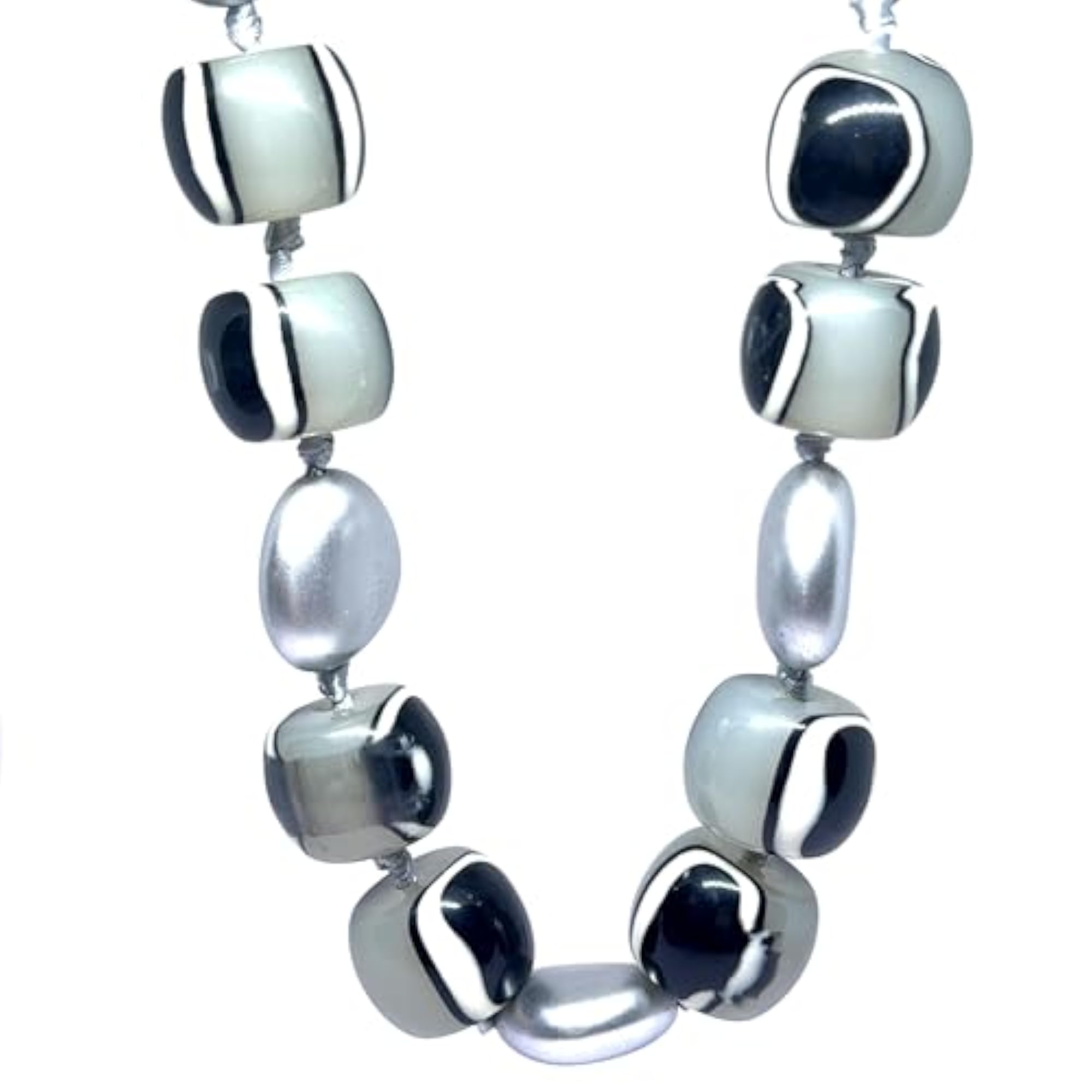 Natural Blue Sapphire Round Cab Beaded Handmade Double Strand Necklace