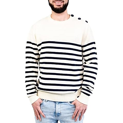 Pull Marin Rayé Bono - Breizh Ocean Cover