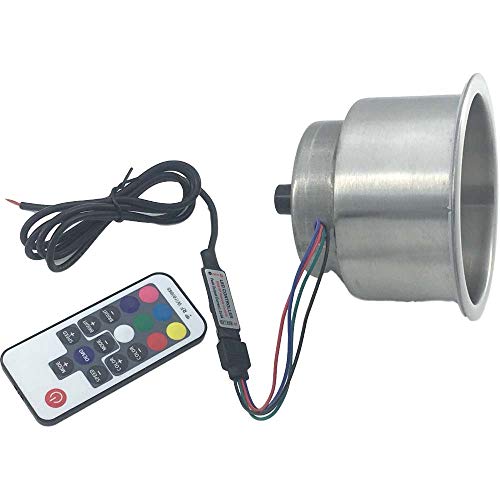 Credstar Accessories Cup Holder Insert, Stainless Steel With Drain For Marine Boat Rv Camper Rgb Led Light Drink Cup Holder #TOP5