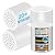 4-Pack 20 Stage Shower Filter Replacement Cartridge - Water Filter Cartridge for Hard Water, Chlorine, Heavy Metals, High Output Shower Water Softener