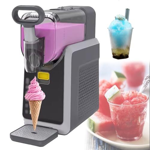 Máquina para Hacer granizados de Hielo de 2 l con 5 programas preestablecidos y Ajuste de dureza de 9 velocidades para Margaritas y Batidos congelados.