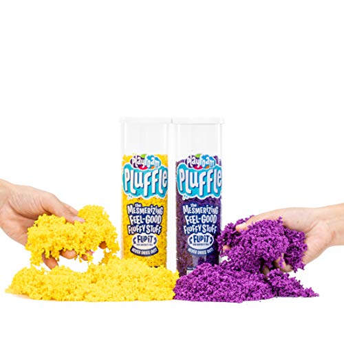 Educational Insights Playfoam Pluffle Yellow/Purple 2 Pack: Non-Toxic, Never Dries Out, Sensory Play, Ages 3 and Up