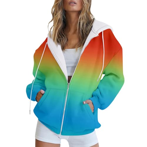 Veste femme zippée à capuche avec poches et cordon ajustable