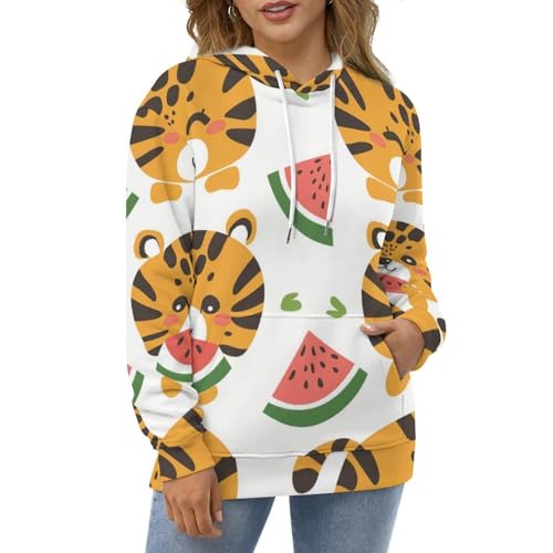 Sweat pastèque tigre pour rester au chaud avec un style unique en taille S - 2