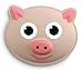 Kikkerland Pig Talking Bag Clip