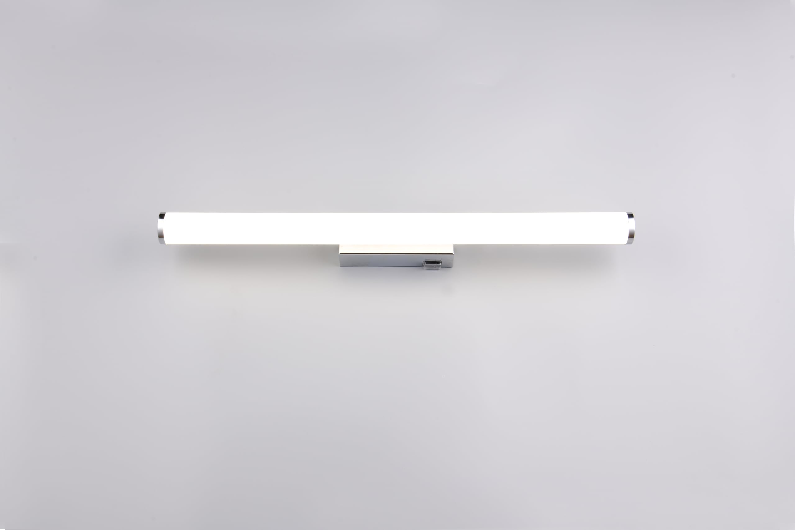Trio Leuchten LED Applique de salle de bain MATTIMO 283274206, Métal chrome, Plastique blanc, 6,5 Watt LED