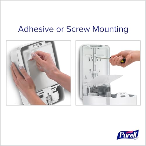 Image of PURELL CS4 Push-Style Soap Dispenser, White, for 1250 mL PURELL CS4 HEALTHY SOAP Refills (Pack of 1) - 5130-01