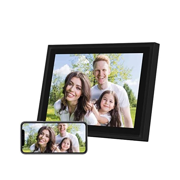 Smart Digital 10 inch WiFi Photo Frame, 2048X1536 IPS Touchscreen Display, 16 GB Cloud Storage