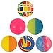 6x Flummies für Kinder groß, 45 mm Flummi XXL, bunt, perfekte Gastgeschenke und Mitgebsel für Kindergeburtstag, Weihnachten, Adventskalender, Pinata, für Jungen und Mädchen, Bounce Ball Set.