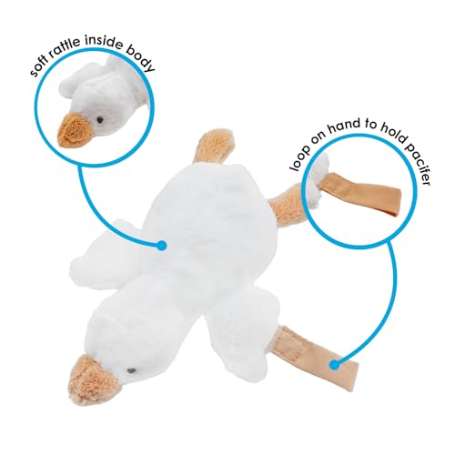 Kids Preferred Carter'S Duck Plush Rattle With Loop Teether For Infants And Babies thumb #4