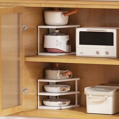 Estante para cocina que soluciona la falta de espacio y desorden de ollas 5