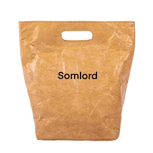 【Somlord】保冷 おしゃれ 【弁当袋には見えないオシャレなランチバッグ】デザインが一味違う お弁当バッグ 【防水 超軽量】男女兼用 保温 3枚目