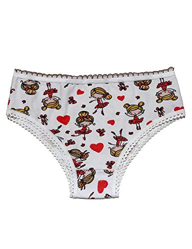 Kit 5 Calcinha Infantil Fio Penteado Macio - K5-infct005-g