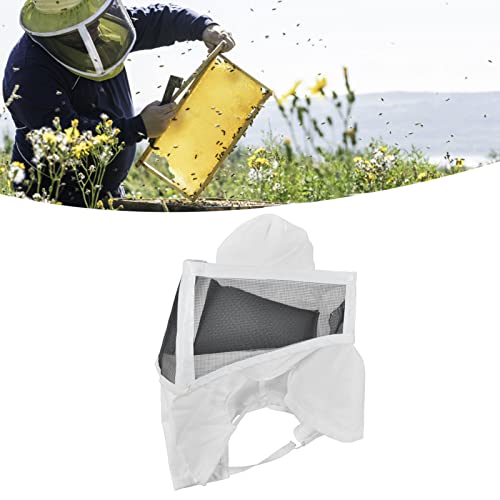 Sombrero de Apicultor con Velo, Sombrero de Abeja con Diseño de Contracción, Sombrero Protector de Apicultor Profesional con Malla Transpirable para Mujeres, Hombres, Niños, Suministros de Apicultura