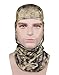 GANWAY Men Cap Tactic CS Equipment Cycling Mask Camouflage Headgear Ventilation Sunscreen Hat Ski Balaclava Face Masks (Khaki)