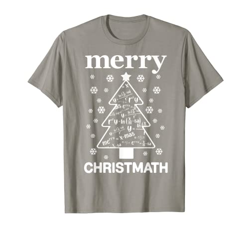 Científico matemático divertido Navidad algebraist matemático de Navidad Camiseta