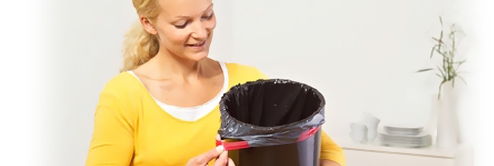 Juego de 10 Swirl® bolsas de basura con cinta de fijación con por 10 litros/Bolsas/basura bolsas de basura/tren Ban dtüten