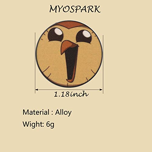 Image of MYOSPARK Owl Inspired Gift Owl Enamel Lapel Pin Owl Fan Gift Owl Jewelry for Women