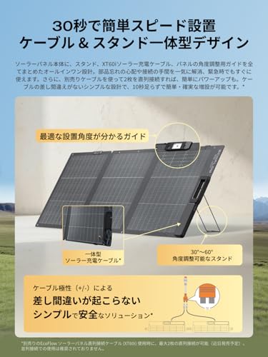 Amazon.co.jp: EcoFlow(エコフロー): ソーラーパネル