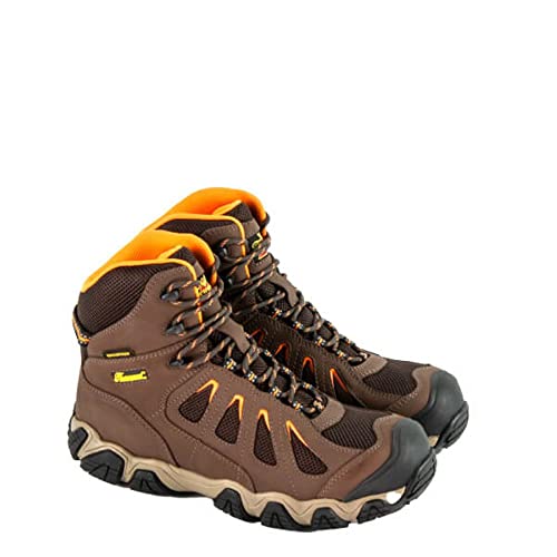 Image of Thorogood Crosstrex 6 inch Waterproof Safety Toe Hiking Boots for Men - Breathable Premium Leather and Mesh with Comfort Insole and Athletic Traction Outsole; ASTM Rated