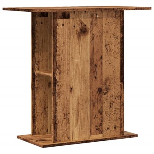 vidaXL Soporte para Acuario Madera ingeniería Envejecida 36x75x72,5 cm, Mueble para pecera, Armario para Acuario, Base para pecera