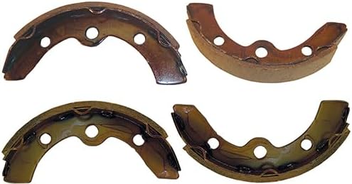 Golf Cart King (4) Zapatas de freno para carrito de golf Yamaha G1, G2, G8, G9 (1982-1993), semimetálicas, traseras
