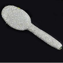 Bling Smooth and Detangle Hair Brush for Women, Girl, Wet/Dry Hair Massaging Silver01