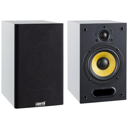 Davis Club MIA 20 Enceinte bibliotheque Blanche