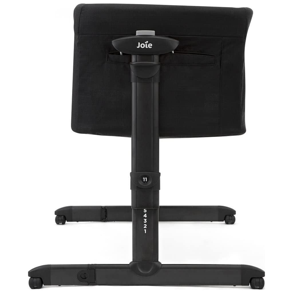 Joie roomie™ glide culla fianco letto, lato apribile, movimento oscillante, inclinazione rilassante, altezza regolabile, borsa da viaggio – dalla nascita a 6 mesi (0–9 kg), shale