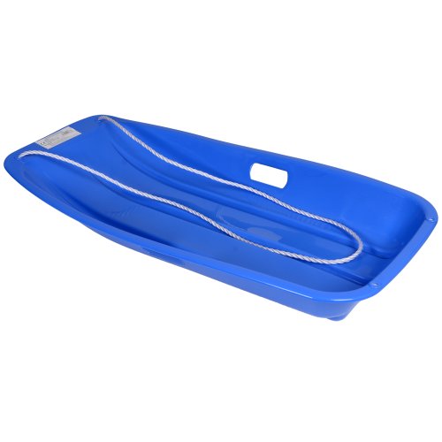 Luge en plastique Bleu Grand Toboggan avec corde Jouet d'extérieur 6 ans