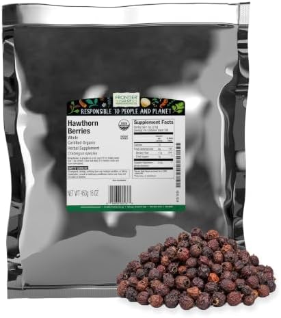Frontier Co-op Natural Products, Organic Whole Hawthorn Berries, 16 oz (453 g)