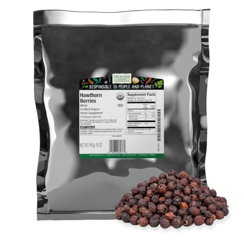 3 Natural Remedies for Idiopathic Dilated Cardiomyopathy and True Cause Behind It 12 Frontier Co-op Organic Hawthorn Berries, Whole - For Hawthorn Berry Tea - Kosher | 16 Ounce (Pack of...