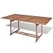 Produktbild lingjiushopping Outdoor Esstisch rechteckig, 180 x 90 x 75 cm aus Teakholz Material: Teak mit Finish (poliert) Maße: 180 x 90 x 75 cm (L x B x H)