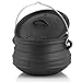 BBQ-Toro Potjie l żeliwny kociołek czarownicy (Potjie #2 (ok. 6 litrów), bez nóżek) garnek żeliwny l garnek typu Dutch Oven