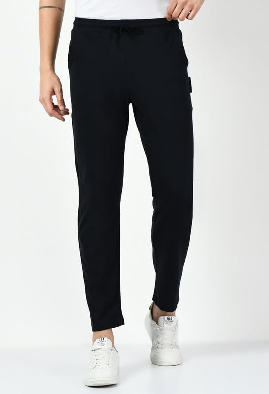 Mens Solid Soft Cotton Lower Track Pants/Pyjama [Pack of 1] Black-picture-17