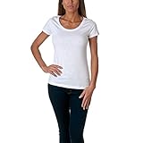 Next Level Apparel Women's Tri-Blend Scoop Tee, Heather Classic White, XX-Large