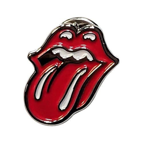 Photo de The Rolling Stones Classic Tongue Argenté Outline Pin Badge Size One Size