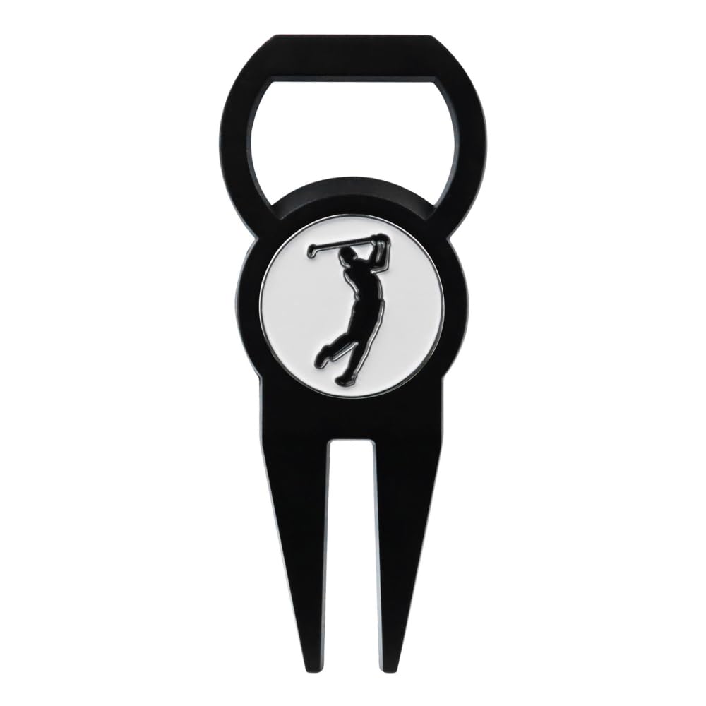 MiOYOOW Strumento di Riparazione Divot Golf con Apribottiglie