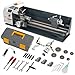 Mini Metal Lathe 9x30 Inch – 1100w Powerful Motor, 0-3000 RPM Variable Speed, Precision Benchtop Lathe with 3-Jaw Chuck, Metal Gears & Accessory Tool Kit, Grey