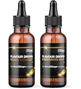 Flavour Drops Lot de 2 flacons de 50 ml sans sucre Nougat &amp; Cannelle Escargot Saveur Gouttes sans cal...