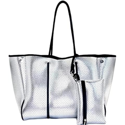 XPONNI Large Neoprene Tote Bag for Women Cover