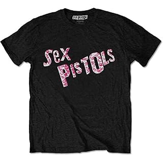 Rock Off The Sex Pistols Multi-Logo Officiel T-Shirt Hommes Unisexe - Les Beatles, Paul McCartney, John Lennon, RIngo Starr, George Harrison