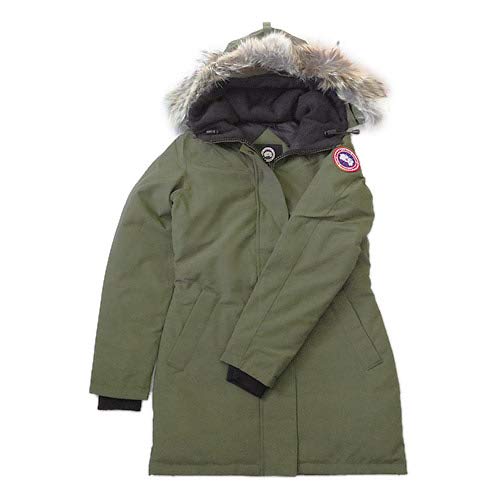 [カナダグース] ダウンコート レディース 3037L ダウンジャケット ヴィクトリア パーカー CANADA GOOSE VICTORIA PARKA (M, MILITARY GREEN(49)) [並行輸入品]