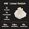 Higround Trailhead 65% Mechanical USB Wired Gaming Keyboard, TTC Linear Custom Switches, Programable RGB, Hot-Swappable, Deep Thock Creamy Sounding PC Keyboard, Pre-lubed (BLACKICE)