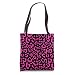 Hot Pink Leopard Animal Print Pattern Cute Cheetah Tote Bag