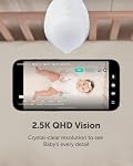 CuboAi Sleep Safety Bundle for Proactive Safety Alerts & Breathing Motion Detection: 2.5K QHD Night Vision WiFi Baby Monitor Camera, 2-way Audio, Temperature & Humidity Sensor, Lullabies & App Control