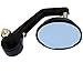 MotorToGo Black Round Bar End Mirrors for 2012 Honda CBF600