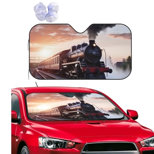 Coche parasol térmico paraguas para viajar en familia protegiendo el interior de furgonetas y coches M