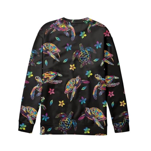 Hawapod Kids Sweatshirts Animal Pattern Long Sleeve Crewneck Pullover Cozy Spring Fall Sweatshirt Graphic For Boys Girls2