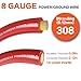8 Gauge Wire (25ft Each - Red/Black) Copper Clad Aluminum CCA - Primary Automotive Wire,Car Amplifier Power & Ground Cable, 20PCS Lugs Terminal Connectors,20PCS 2:1 Heat Shrink Tubing
